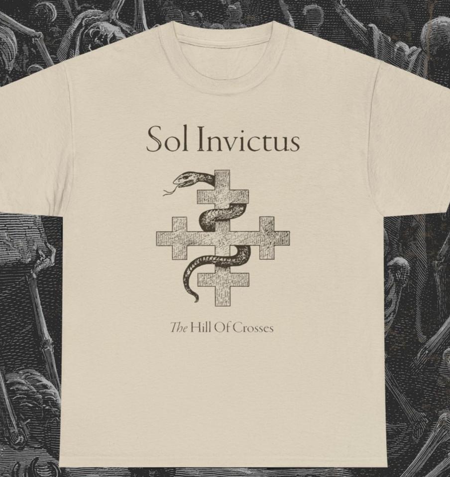 Sol Invictus The Hill Of Crosses Shirt Music Band Rock Punk Metal Unisex tee M