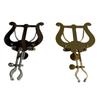 Secure Grip Music Stand Clip for Brass Instruments Metal Construction Foldable Design for Band Practice Performances