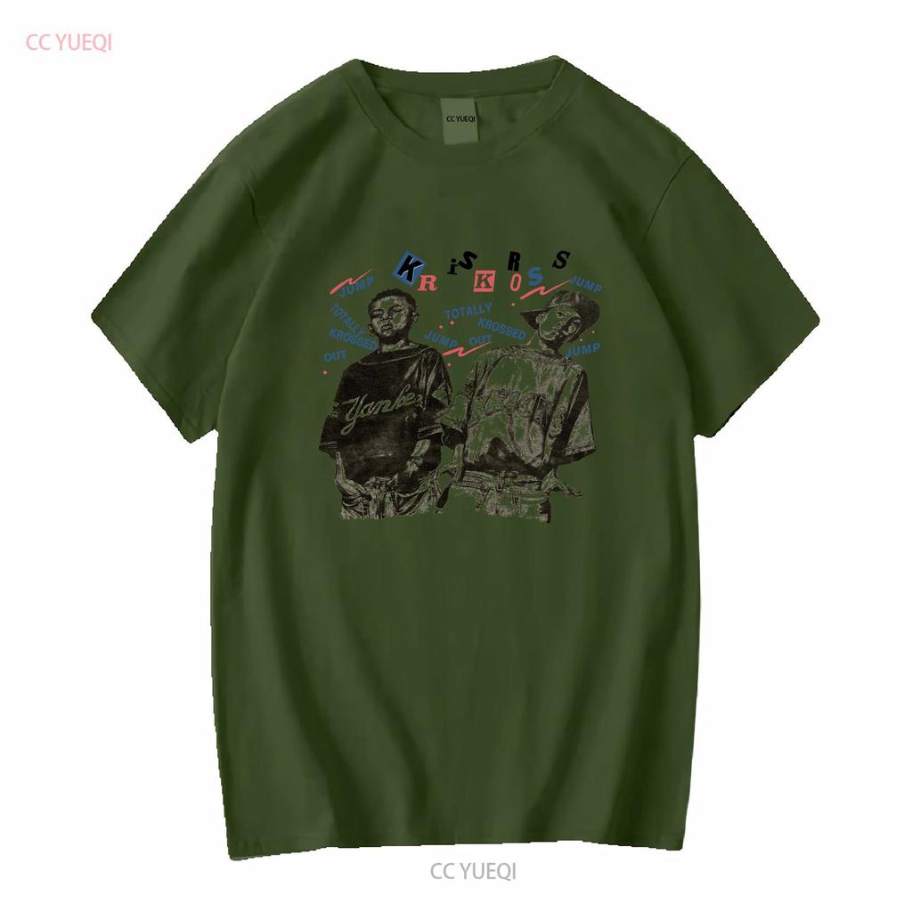 Neues beliebtes Kris Kross Weißes T-Shirt Baumwolle Vollgröße S 5XL Jk376 Vintage Gewaschen Lässig Streetwear Designer Kleidung Stilvoll