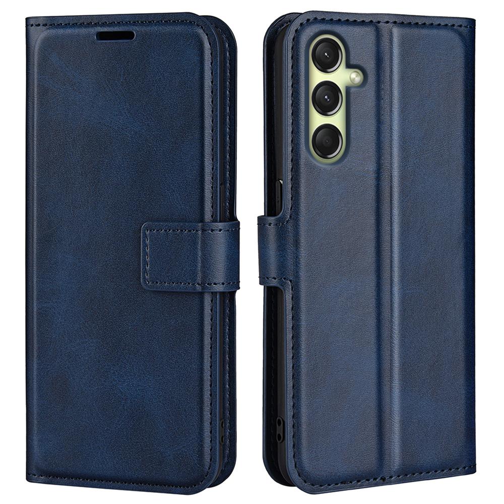 For Samsung Galaxy A16 5G/A16 4G Stand Case Anti-Scratch Calf Texture Leather Phone Cover