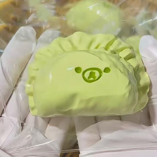 Medvídek na odbourání stresu knedlík hračka, Hračka knedlík s pomalým vracením, Senzorická hračka falešný knedlík pro relaxaci úzkosti