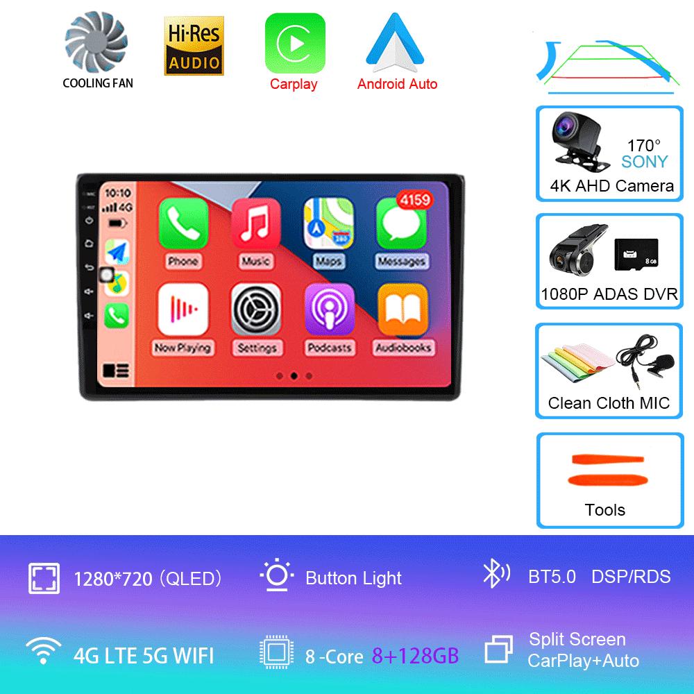 Android 14 Car Radio Wireless Carplay Android Auto For Wuling Hongguang 2025 Multimedia GPS Player Head Unit No 2 Din 2din Dvd