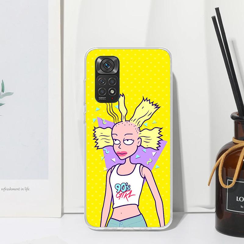 Cartoon R-Rugrat Phone Case For Xiaomi Redmi Note 13 14 12S 11S 10S 12 11E 10 Pro Plus 11T 9S 9 8T 8 7 Art Fundas Back Cover