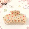 Versatile Hair Claw for Ponytail Colorful Polka Dot Clip Women, Sweet Macaron Style Non-slip Shark Half Up Bun Clips Gripper Thick Hair, Lightweight