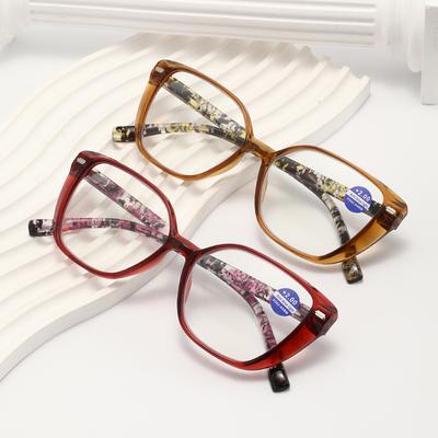 Fashion Women's Reading Glasses High Quality Presbyopia Eyeglasses Anti Blue Light Reader  +1.0 1.5 2.0 2.5 3