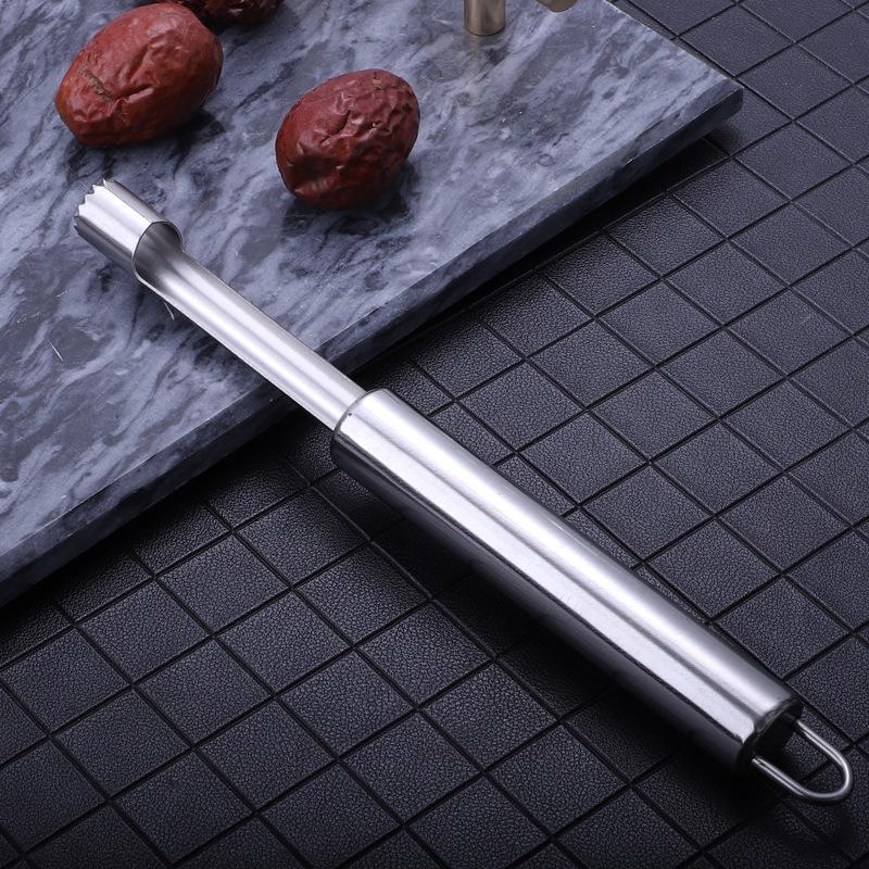 Apfel- und Fruchtausstecher aus Edelstahl mit Samenentferner