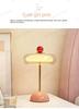 Vintage Dimmbare Glas Tischlampe Mid-Century Stil Ambient Schreibtischlampe für Schlafzimmer Nachttisch Arbeitsplatz Schreibtisch Heimdeko Beleuchtung