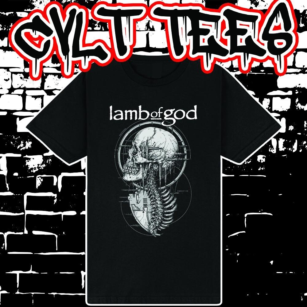 Lamb of God style Band Tee ~ 100% Cotton Unisex T-Shirt L