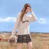 Betu Women's Plaid Pleated A-Line Short Skirt