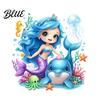 Kids Bathroom Decor Decal Self-Adhesive Traceless Design Tear-Off Toilet Sticker Waterproof PVC Ocean Dolphin Wall Sticker Mermaid Pattern