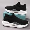 Men 'S Casual Shoes Spring Knit Couple Socks Shoes Unisex Breathable Sneakers Fashion Slip -On Loafers Men Running Shoes