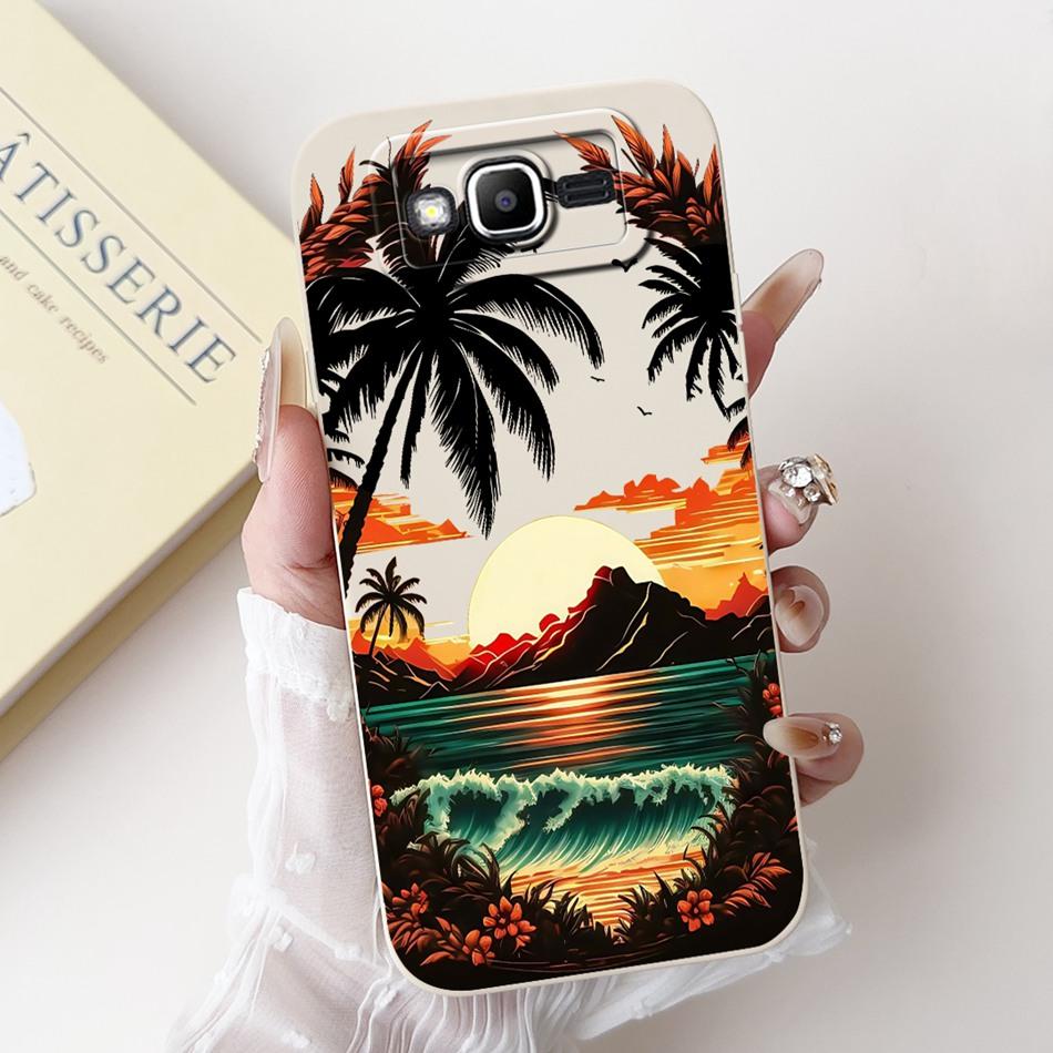 Dla Samsung Galaxy J2 Prime G532 Modne Etui Malowane Plaża Zmierzchu Dla Samsung Grand Prime G530 G531 Miękkie Silikonowe Etui