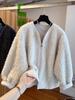Winter 2025 Women's Faux Lambswool Leather-Fur Coat - Warm, Loose, Fluffy