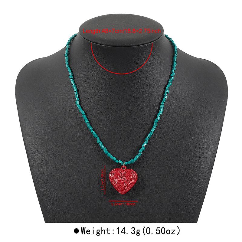 Bohemian Resin Sunflower Starfish Pendant Necklace for Women Fashion Crab Chili Star Beaded Clavicle Chain Ocean Jewelry Gift