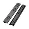 Three-Section Silent Damping Drawer Slide for Computer Desk Keyboards, Cold Rolled Steel Track Rails.