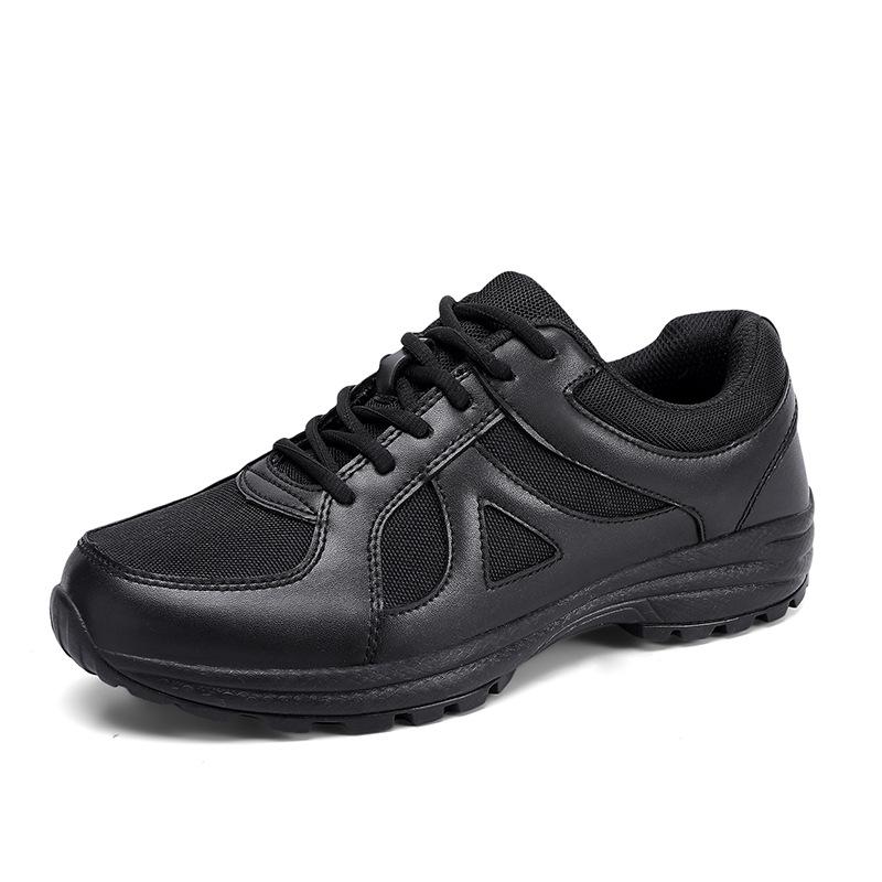 Spring and autumn training shoes men's black physical shoes fire training shoes labor insurance rubber shoes liberation shoes sports shoes running