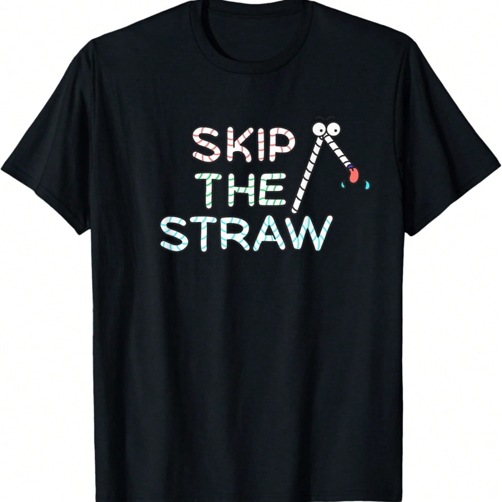 Skip The Straw T-Shirt S разноцветный