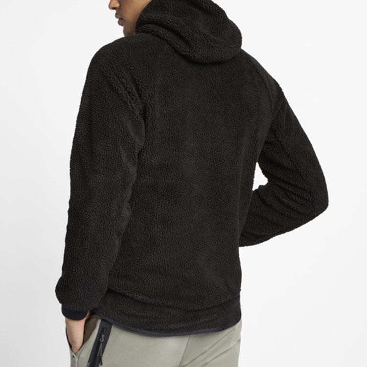 Nike Men's Sportswear Fleece Hooded Jacket Black AQ2768-010