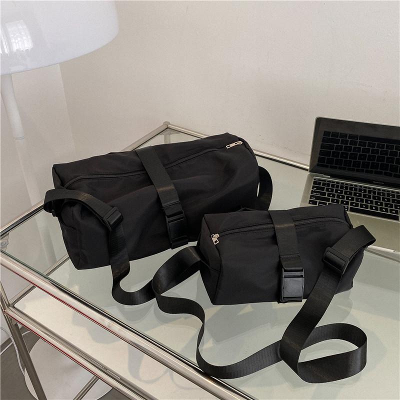 Oxford cloth tide brand messenger bag women's shoulder bag solid color shoulder bag casual back versatile commuter bag gift bag