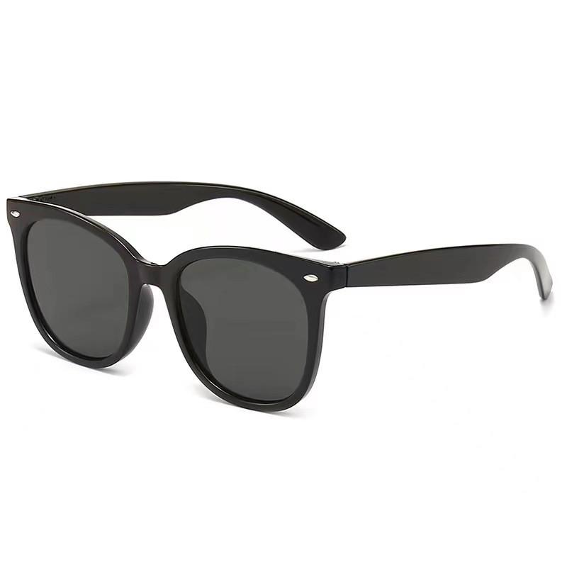 Vintage Polarized Sunglasses For Men And Women With Tac Lenses BlackFrameBlackGray