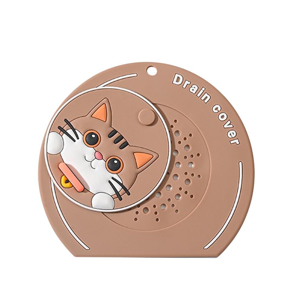 New Insect-proof Floor Drain Cover Reusable Drain Stopper Sewer Pipe Cover Anti-Odor Kitchen Sink Seal Mat Bathroom Accessories