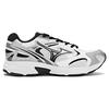 Mizuno Speed 2K Retro Leather Durable Breathable Shock Absorbing Low Top Running Shoes Unisex sneaker White Silver Black D1GH222909