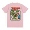 Carnivorous Plant Vintage Tshirt Pure Cotton Breathable Unisex T Shirt Summer New Fashion Unisexs Unisexs Tshirt Streetwear