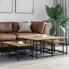 VidaXL Nesting Coffee Tables 5 Pcs Sonoma Oak Engineered Wood 835335
