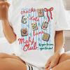 American Retro Mahjong Club White Tshirt Unisexs Summer Slimming Lazy Style Base Layer Pure Cotton Casual Loose Fit