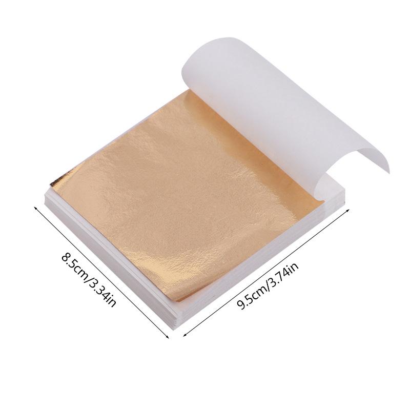 

100 шт. Листы имитации золотой фольги для золочения мебельных линий, стен, поделок, украшения дома, подарка на свадьбу/вечеринку, для DIY-маникюра