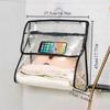 1Pcs Waterproof Hanging Bathroom Bag Mobile Phone Clothing Storage Bag Cosmetic Storage Bag Transparent Wash Bag