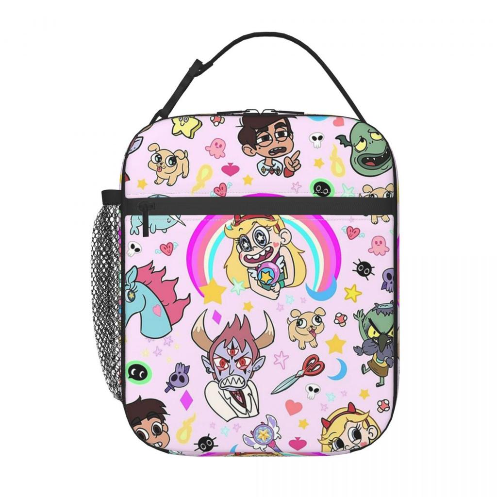 Star VS The Forces Of Evil Insulated Lunch Bag for Women Children Portable Food Boxes Thermal Lunch Box Tote