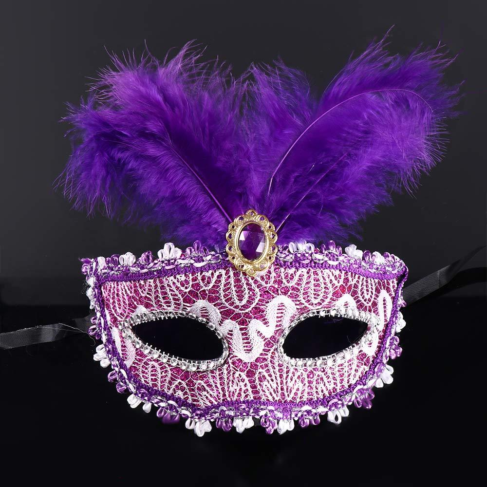Men Masquerade Cosplay Mask Halloween  Masks Prom Party Supplies Party Cosplay Props Half Face Mask