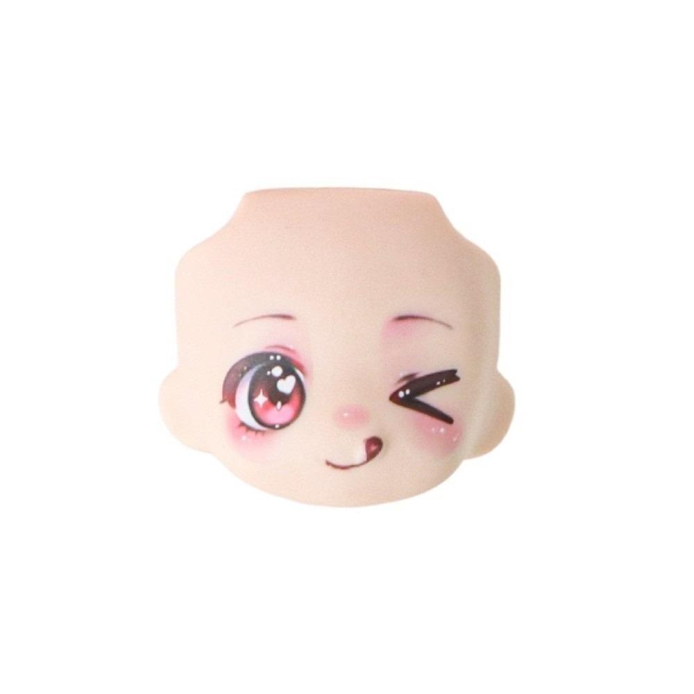 

Сменная голова 1/12 BJD кукла лицо детское выражение лица 3D аниме наклейка глаза для подарка девочке Type E