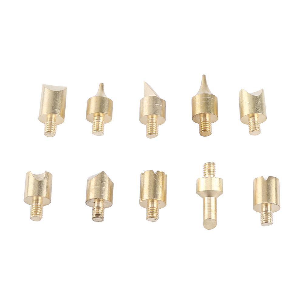 1 Set Pyrography Wood Working and Soldering Tips Alphabet Numbers Symbols Stencils