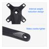 Bolany 34T Bike Single Crankset 104 BCD 7‑12 Speed Square Hole Crank Bike Crank Arm Set for Cycling Accessories