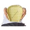 Handmade Bamboo Winnowing Basket - Small Dustpan, Farmhouse Style, for Rice Washing, Drying, and Draining