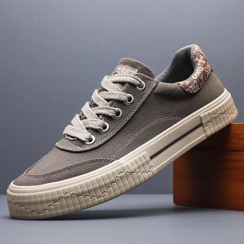 Fashion 2025 Men Canvas Shoes Fashion Classics Casual Shoes for Men Lace Up Breathable Sneakers High Quality Mens Tennis Shoes SS25826