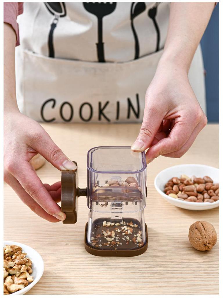 Manual Nut & Fruit Grinder for Chocolate, Walnuts, Peanuts, and Dried Fruits