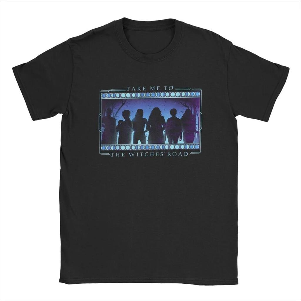 Agatha All Along Movie Men's T Shirt Harkness Down the Road Funny Tee Short Sleeve Crew Neck T-Shirt 100% Cotton Plus Size Merch