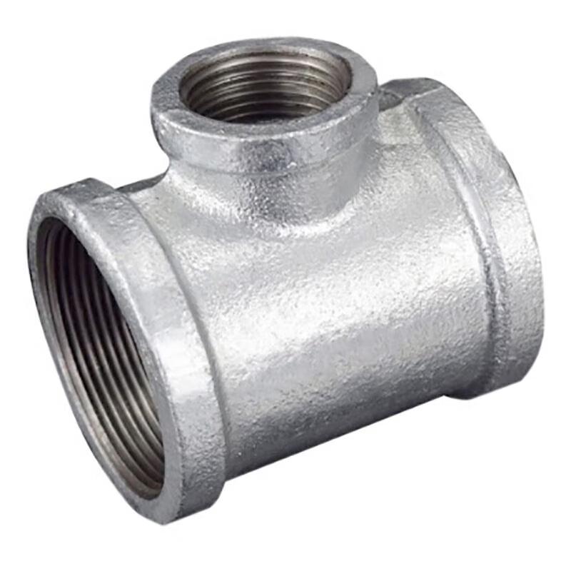 Galvanized Malleable Iron Reducing Tee 40mm x 20mm