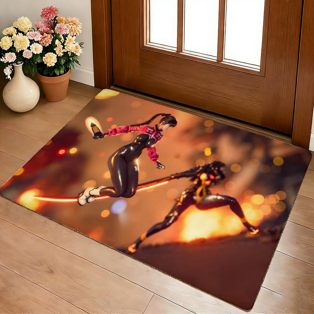 Anime Hot S-Stellar B-Blade Floor Mat Cozy Flannel Soft Thick Non-Slip Mat For Living Room Bedroom Kitchen Decor Rugs