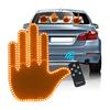 Car Back Window Sign Fun Gesture Finger Light with Remote Hand Gesture Light for Car Road Rage LED Sign Car Accessories
