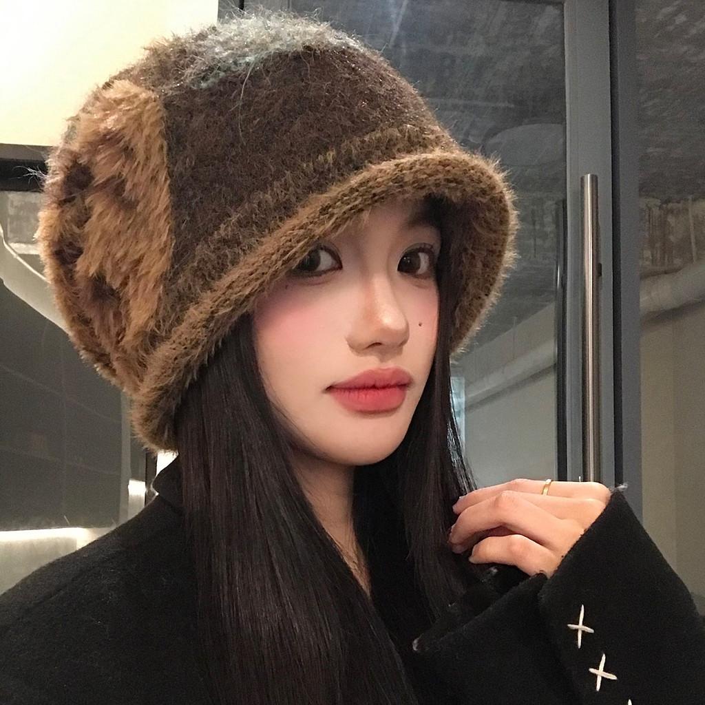 Wool Yarn Beret Hat For Women Warm Knit Fall Winter Fashion Casual