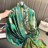 Spring Scarf Women's Luxury Design Polyester Material Smooth Scarf Soft Shawl Beach