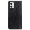For Motorola Moto G73 5G Cell Phone Case Split Leather Stand Litchi Texture Shockproof Wallet Cover