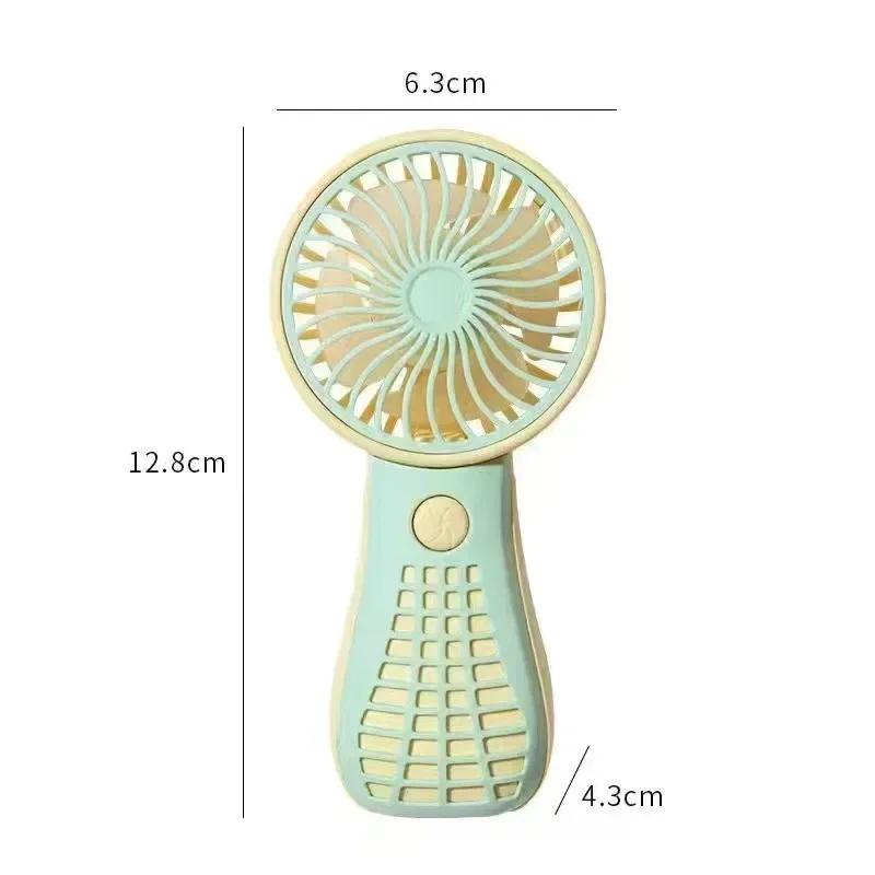 1PCS Handheld Small Fan Cute Mini USB Charging Small Fan Portable Portable Student Dormitory Desktop Small Electric Fan