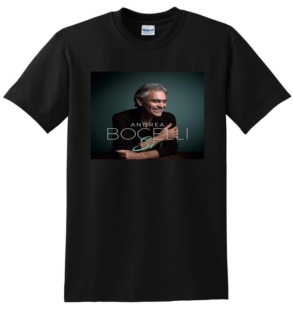 ANDREA BOCELLI T SHIRT si vinyl cd cover SMALL MEDIUM LARGE XL XXXXL