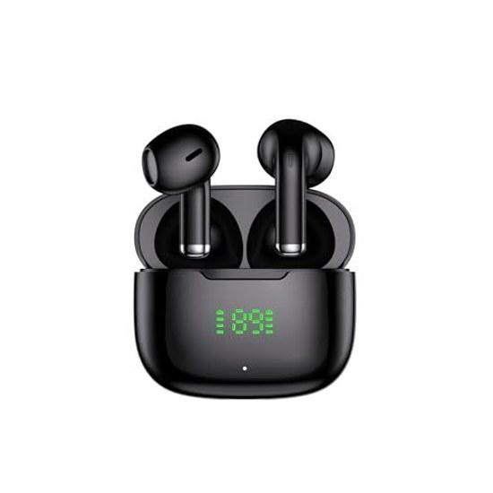 Bluetooth earphones wireless two silicon microphones AI smart ENC call IPX7 waterproof up 70 hours playback 2026 latest EDR 5.4 Karuna type HIFI sound