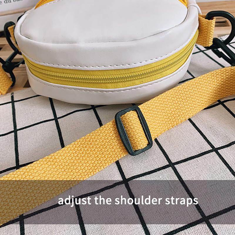 Korean Style Patchwork Canvas Crossbody Bag Women'S Bag Creative Student Shoulder Bag